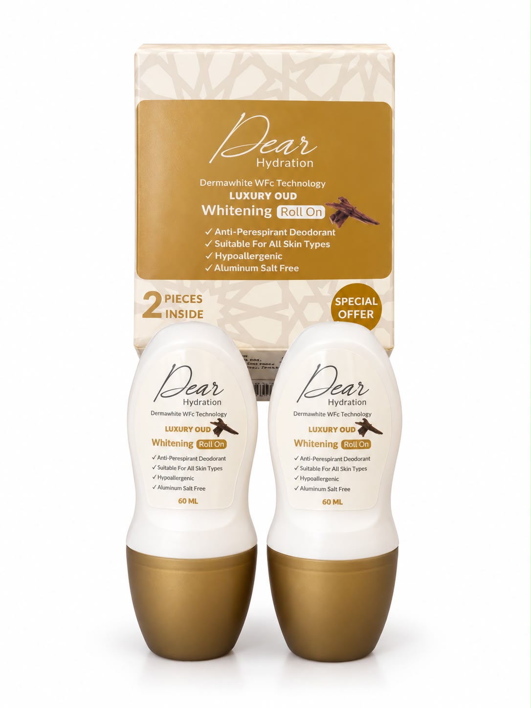Dear Hydration Whitening Roll-On Deodorant 