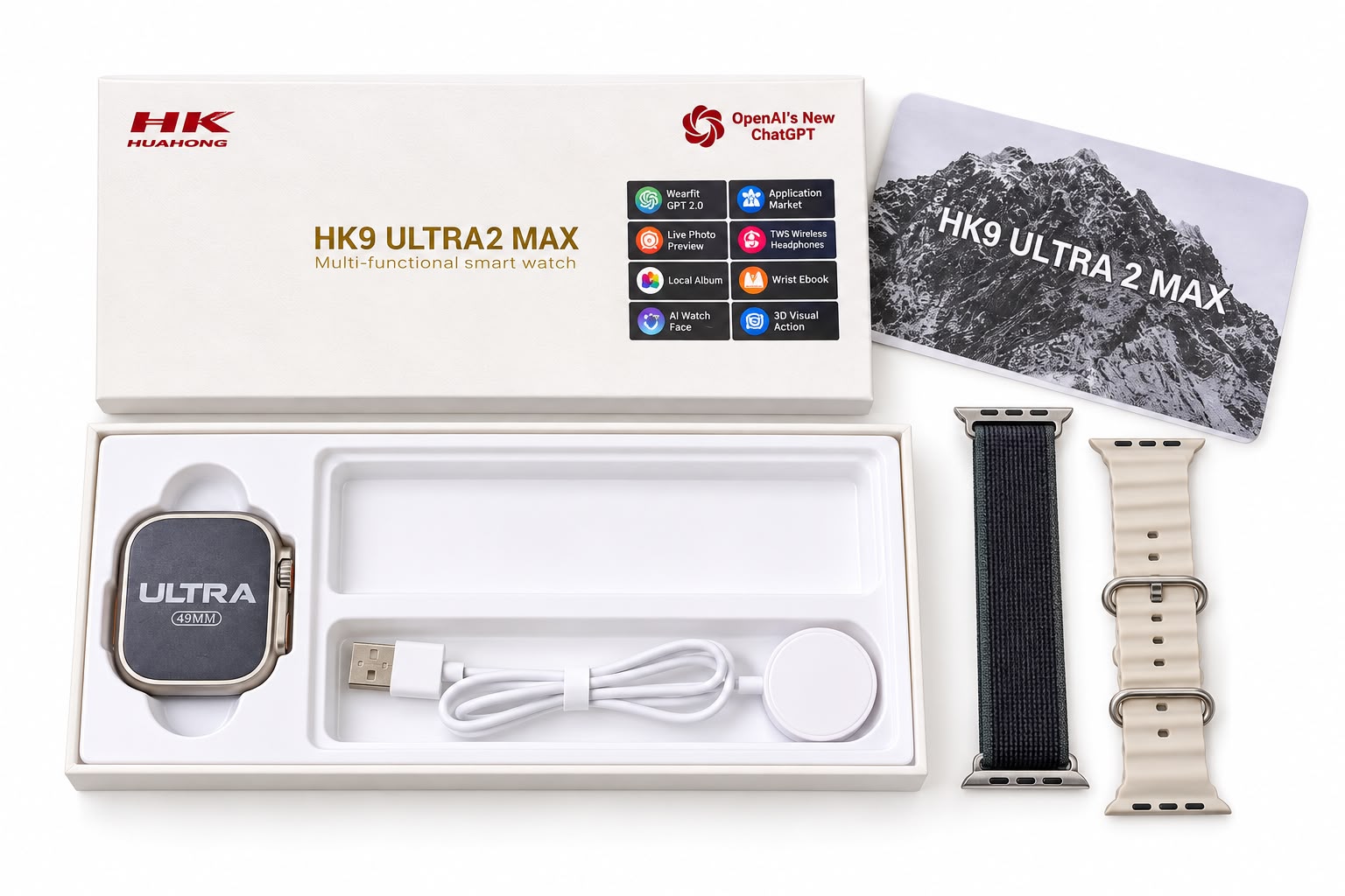 HK9 Ultra 2 Max Smartwatch 