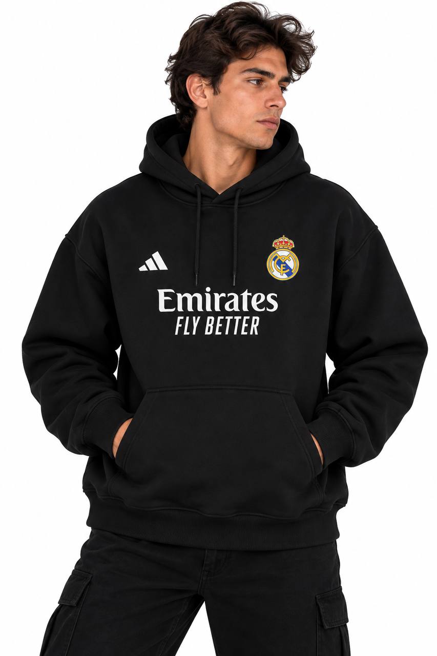 Real Madrid Logo Sports Hoodie