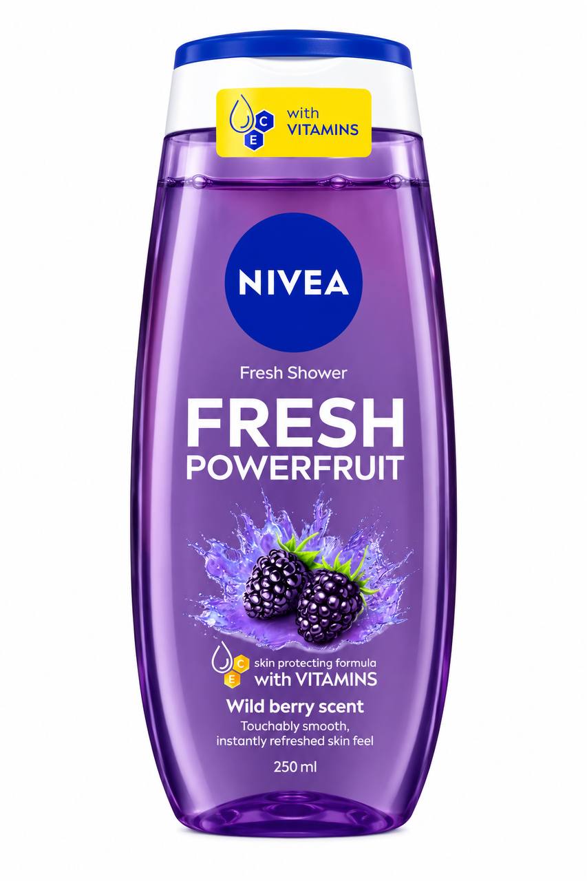 Nivea Fresh Powerfruit Shower Gel 