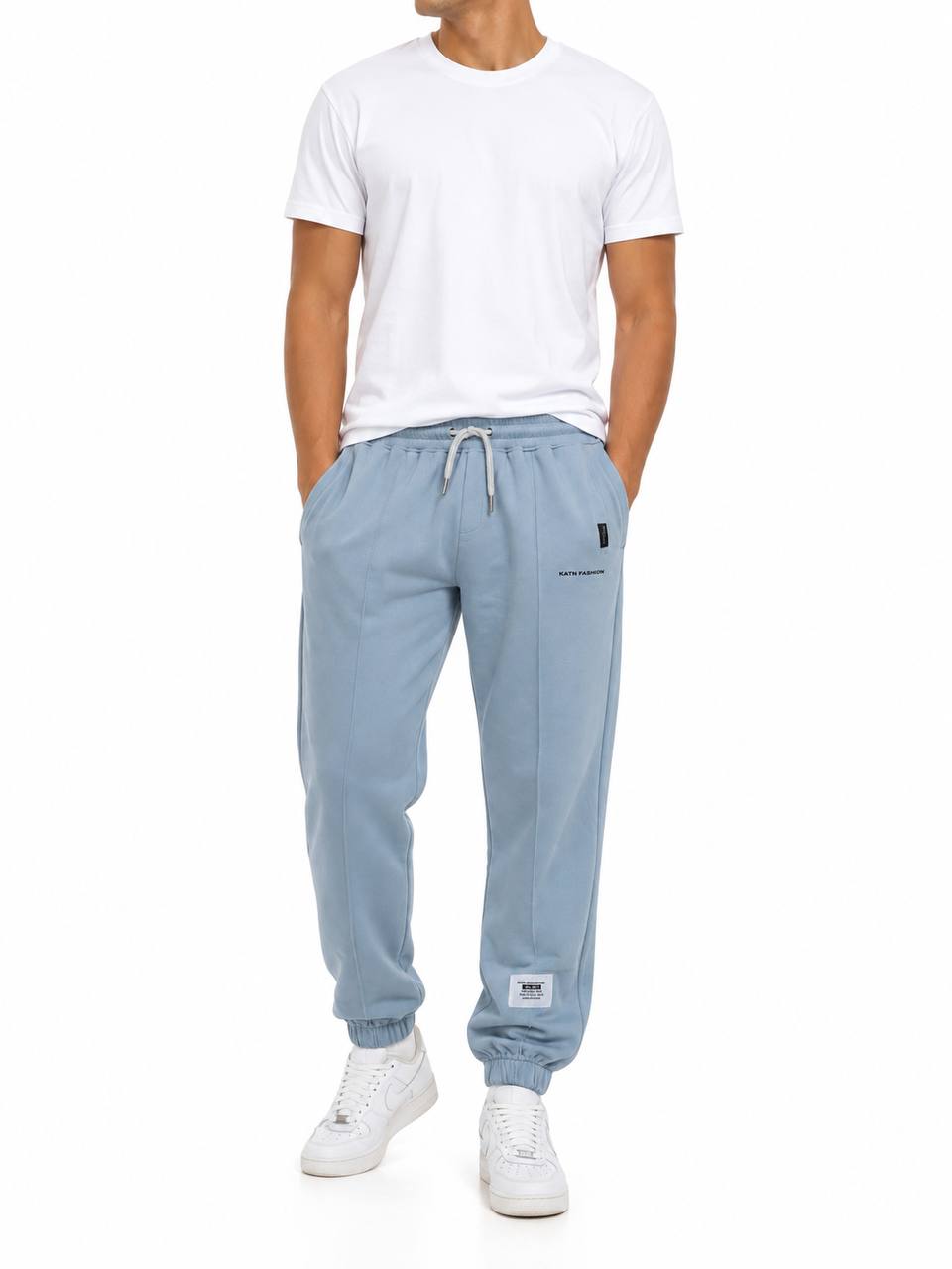 Men's Seamed Sweatpants with KATN Print