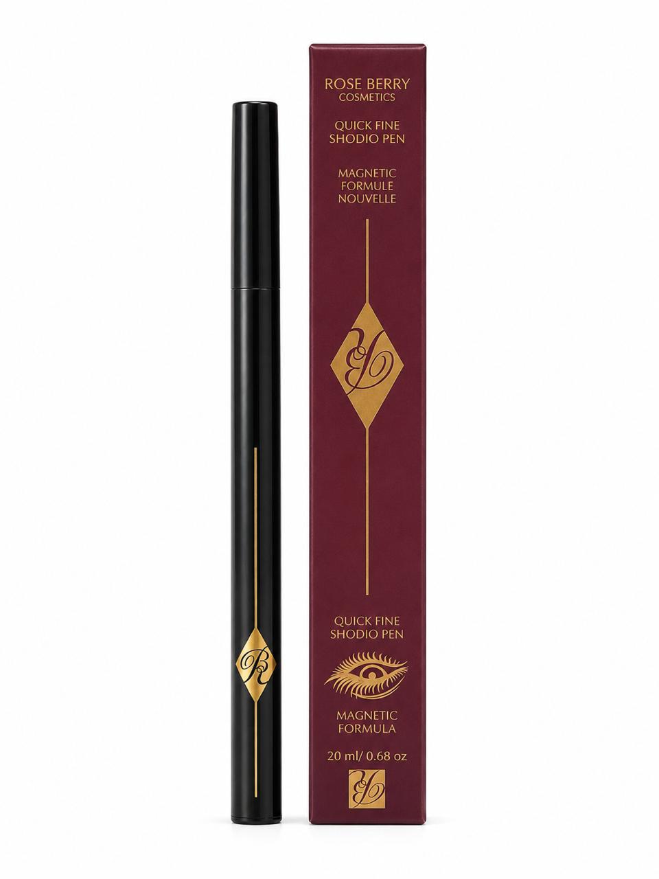 Rose Berry Quick Fine Shodio Pen 