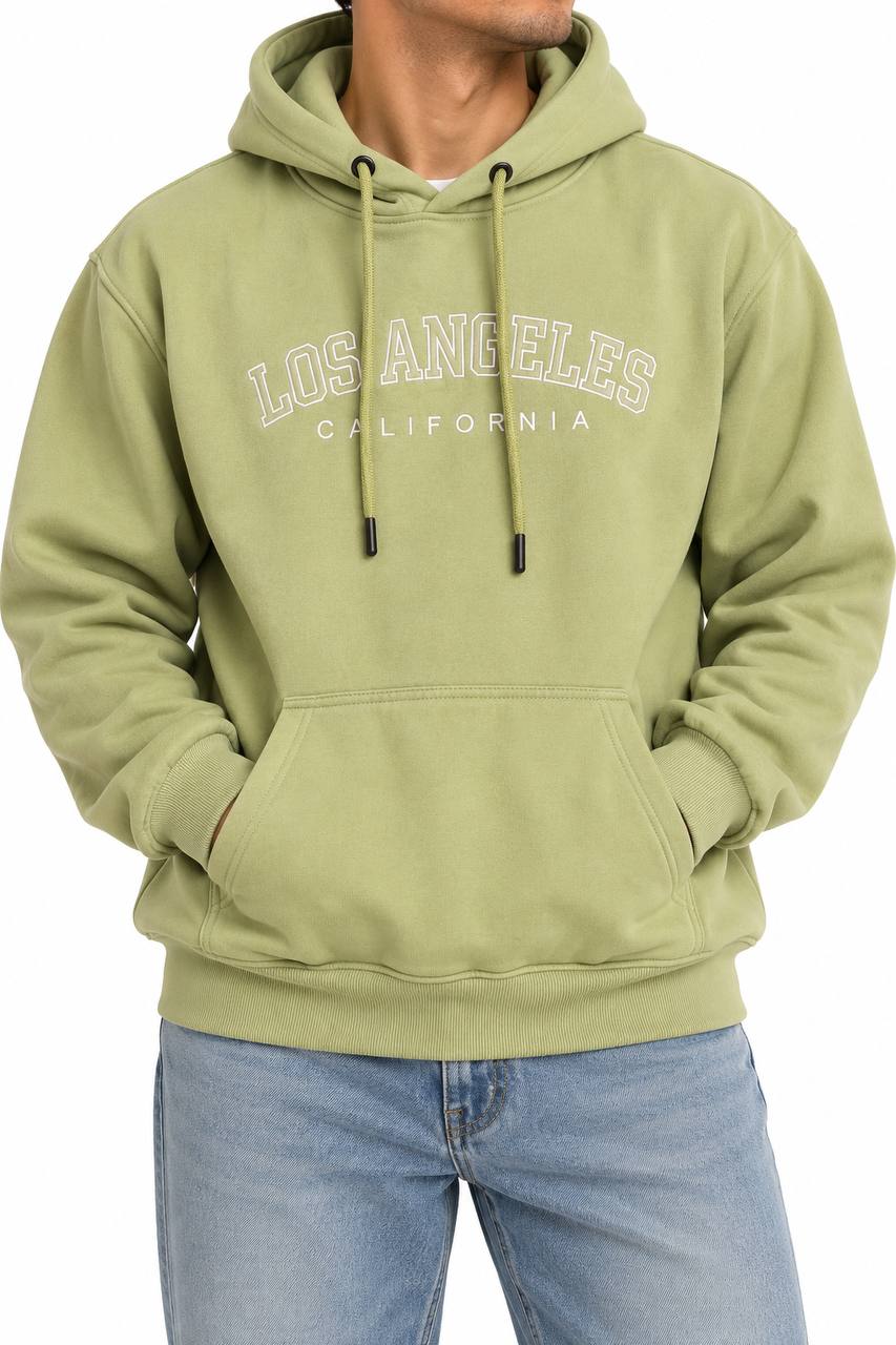 Men's "Los Angeles" Print Front Pocket Hoodie
